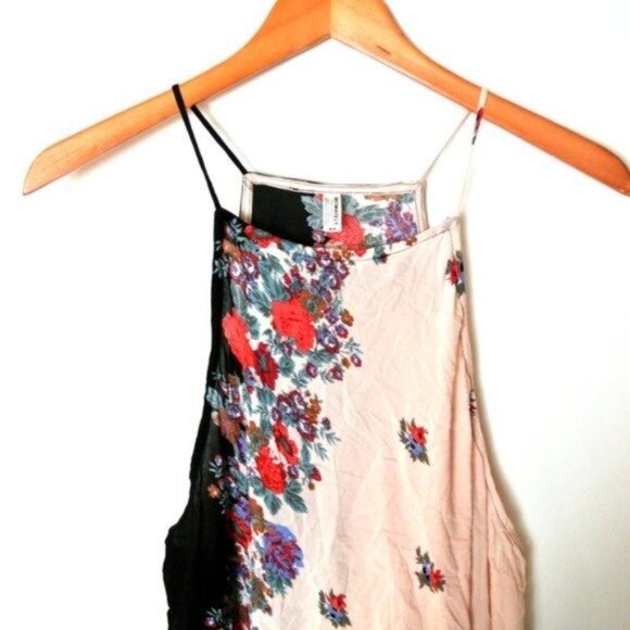 Free People It's a Cinch Printed Slip Mini Dress M - Picture 6 of 12
